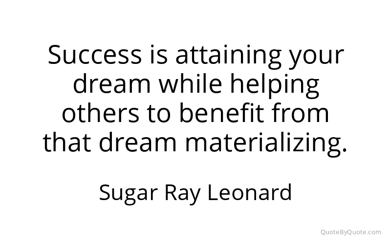Preview image for this quote by Sugar Ray Leonard