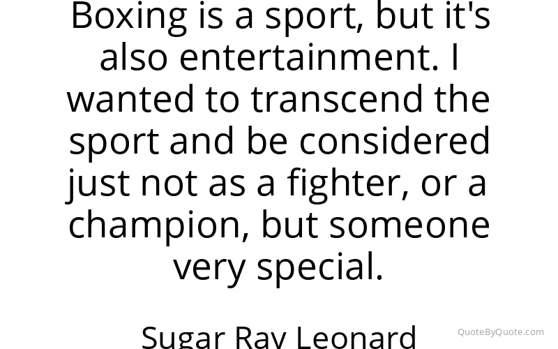 Preview image for this quote by Sugar Ray Leonard