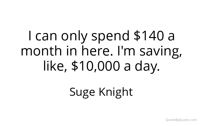 Preview image for this quote by Suge Knight