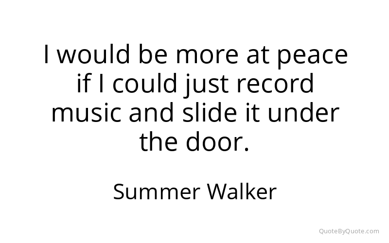 Preview image for this quote by Summer Walker
