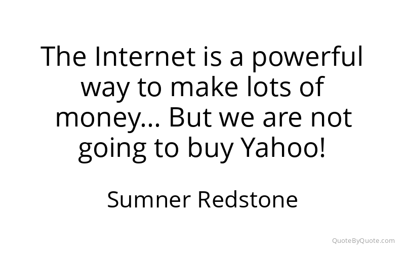 Preview image for this quote by Sumner Redstone