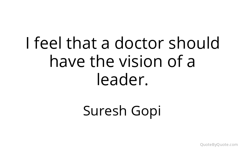 Preview image for this quote by Suresh Gopi