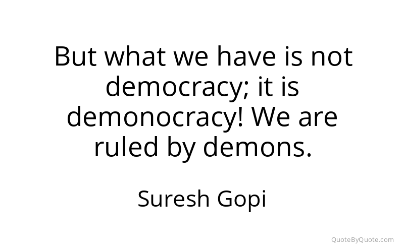 Preview image for this quote by Suresh Gopi