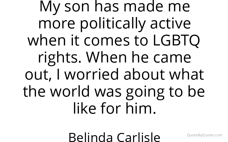 Preview image for this quote by Belinda Carlisle