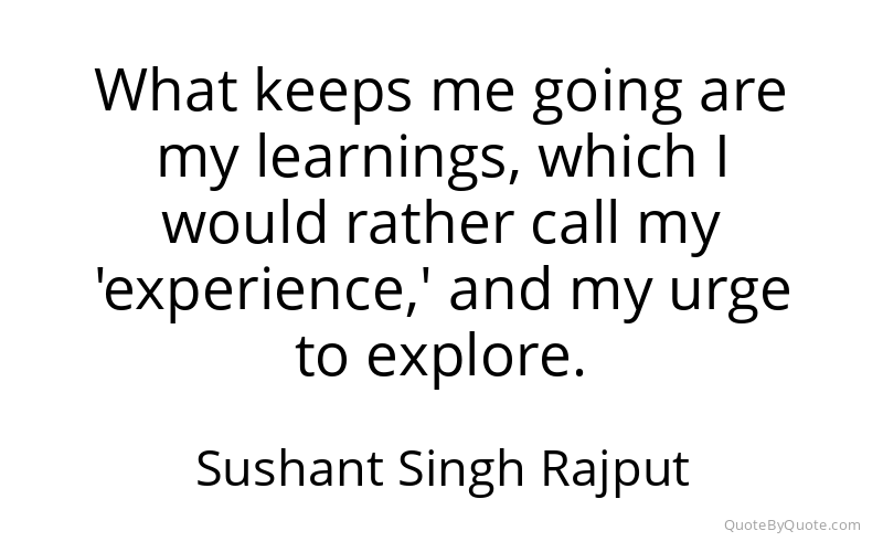 Preview image for this quote by Sushant Singh Rajput