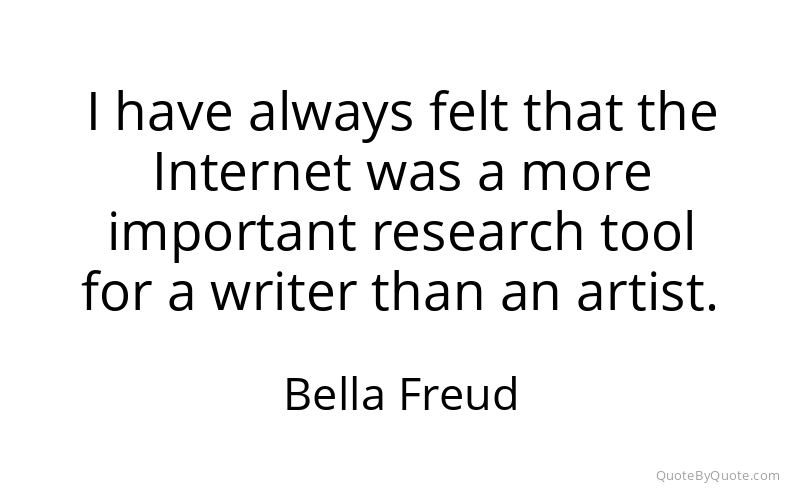 Preview image for this quote by Bella Freud