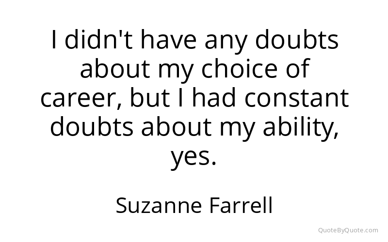 Preview image for this quote by Suzanne Farrell