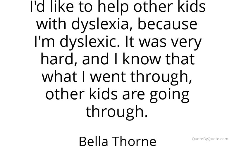Preview image for this quote by Bella Thorne