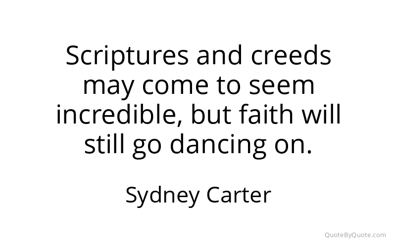 Preview image for this quote by Sydney Carter