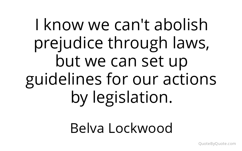Preview image for this quote by Belva Lockwood