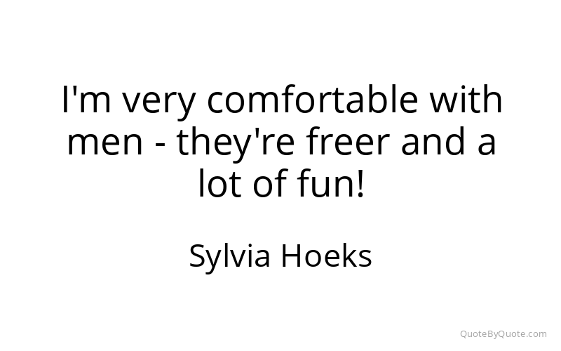 Preview image for this quote by Sylvia Hoeks