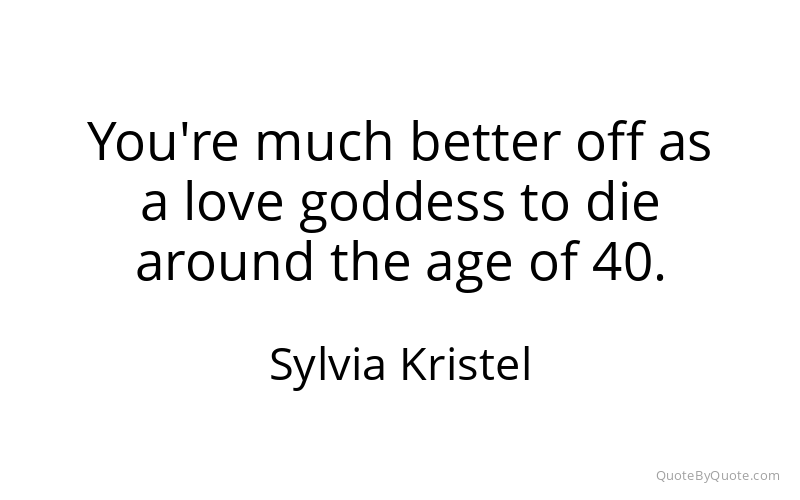 Preview image for this quote by Sylvia Kristel