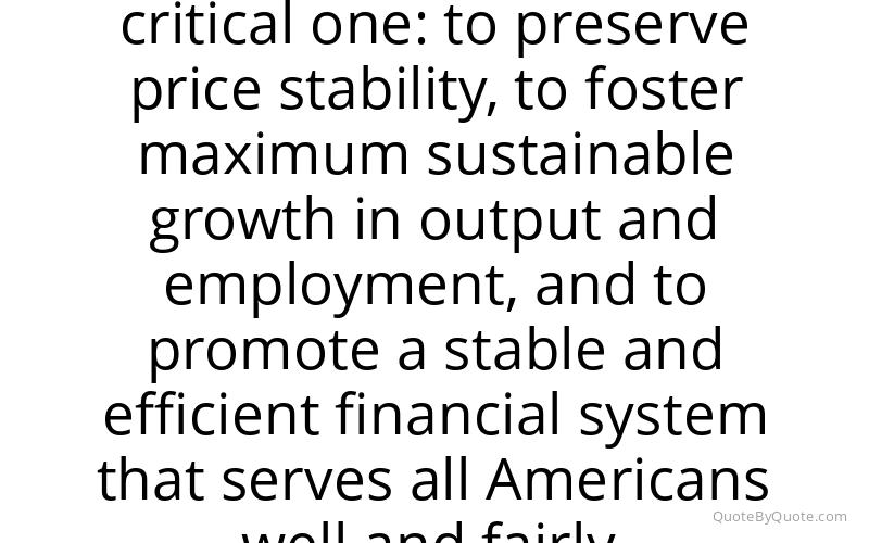 Preview image for this quote by Ben Bernanke