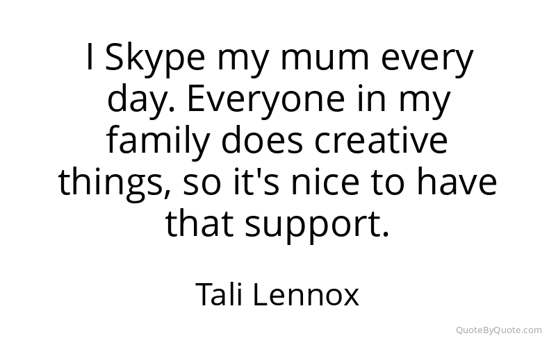 Preview image for this quote by Tali Lennox