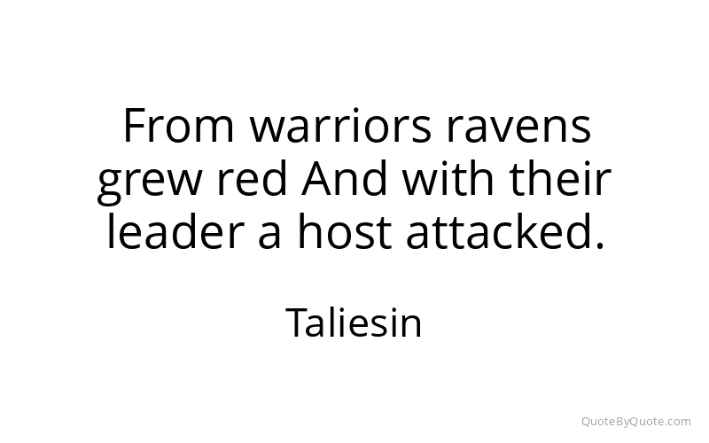 Preview image for this quote by Taliesin