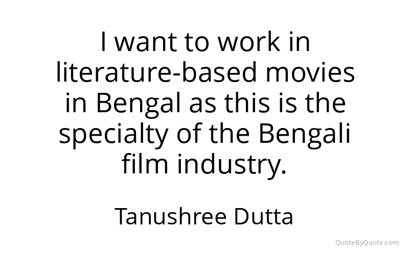 Preview image for this quote by Tanushree Dutta