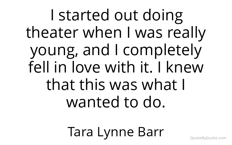 Preview image for this quote by Tara Lynne Barr