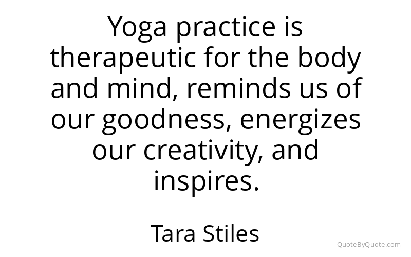 Preview image for this quote by Tara Stiles