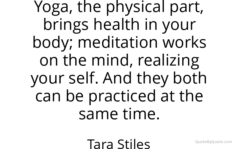 Preview image for this quote by Tara Stiles