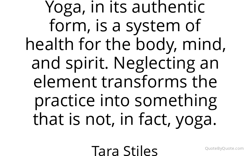 Preview image for this quote by Tara Stiles