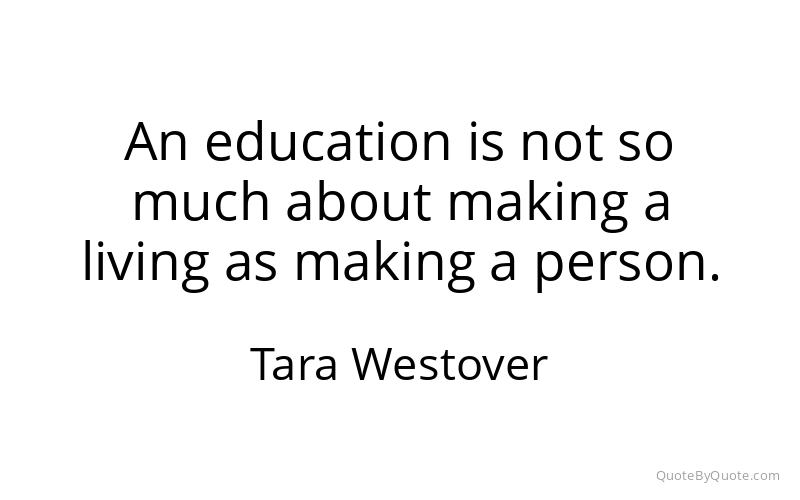 Preview image for this quote by Tara Westover