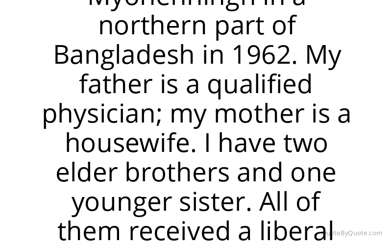 Preview image for this quote by Taslima Nasrin