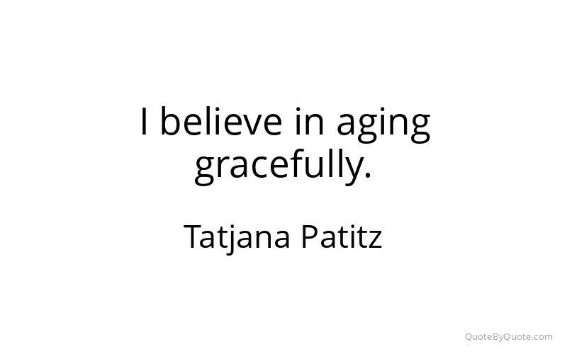 Preview image for this quote by Tatjana Patitz