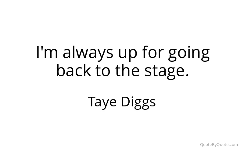 Preview image for this quote by Taye Diggs