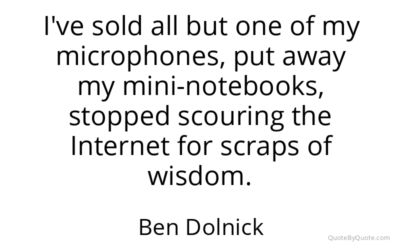 Preview image for this quote by Ben Dolnick