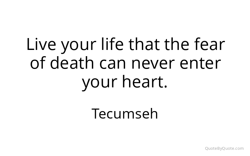 Preview image for this quote by Tecumseh