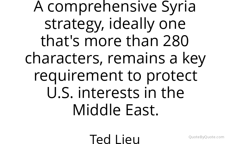 Preview image for this quote by Ted Lieu