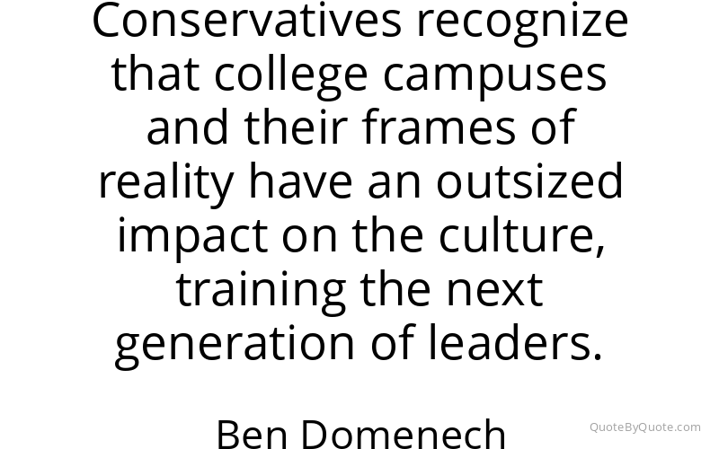 Preview image for this quote by Ben Domenech