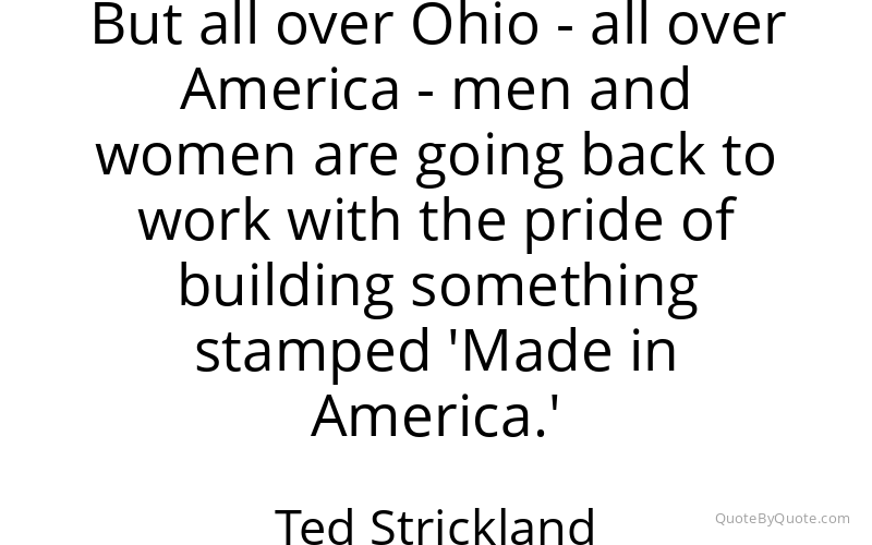 Preview image for this quote by Ted Strickland