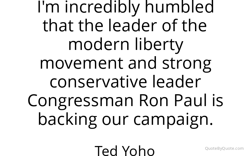 Preview image for this quote by Ted Yoho