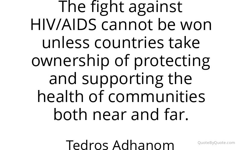 Preview image for this quote by Tedros Adhanom