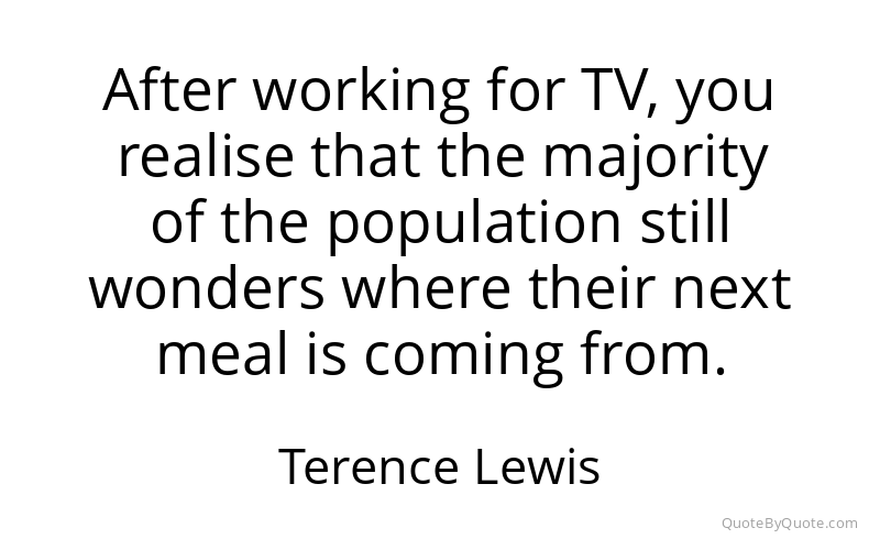 Preview image for this quote by Terence Lewis