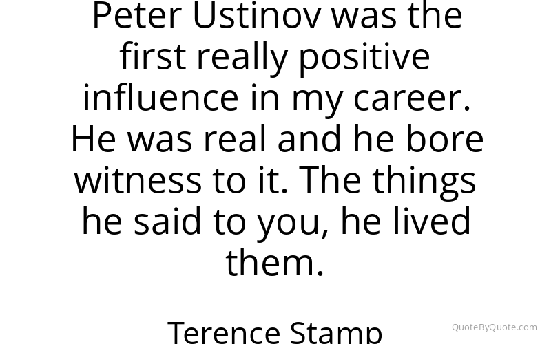 Preview image for this quote by Terence Stamp