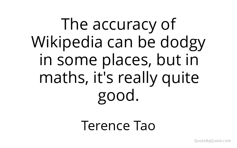 Preview image for this quote by Terence Tao