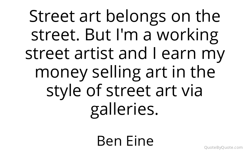 Preview image for this quote by Ben Eine
