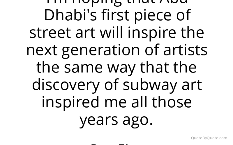 Preview image for this quote by Ben Eine