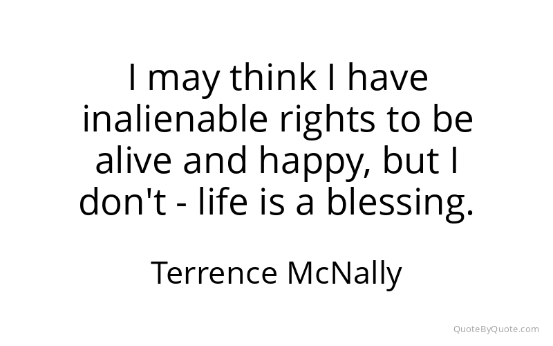 Preview image for this quote by Terrence McNally
