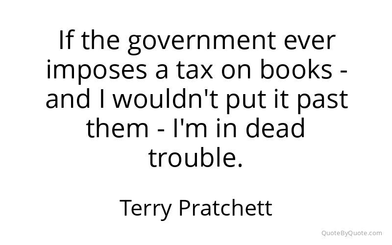 Preview image for this quote by Terry Pratchett