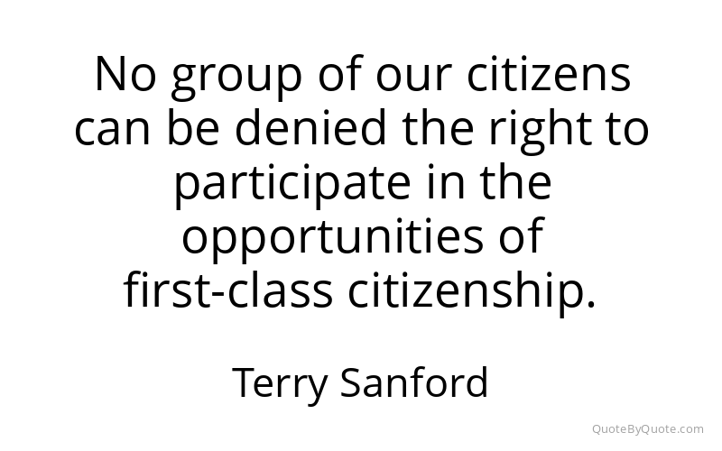 Preview image for this quote by Terry Sanford