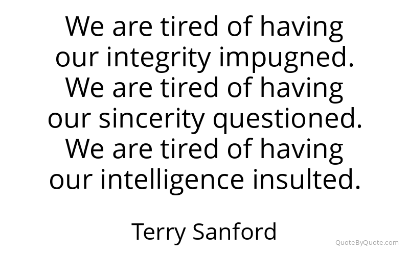 Preview image for this quote by Terry Sanford