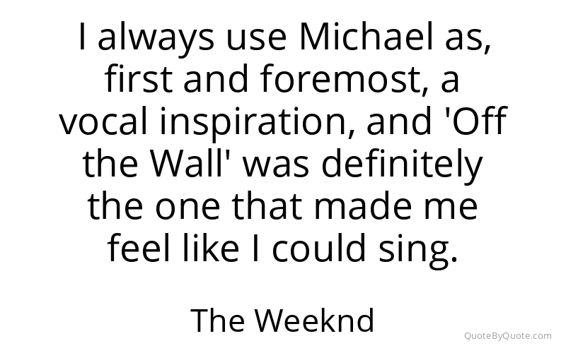 Preview image for this quote by The Weeknd
