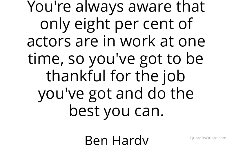 Preview image for this quote by Ben Hardy