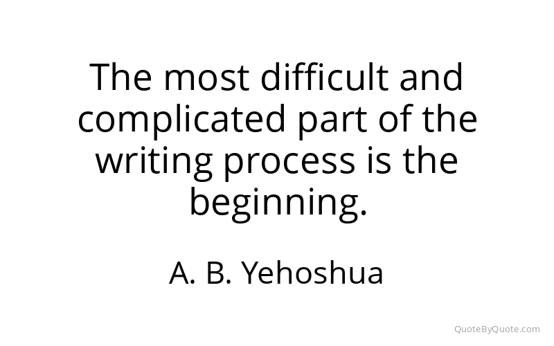 Preview image for this quote by A. B. Yehoshua