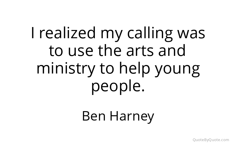 Preview image for this quote by Ben Harney