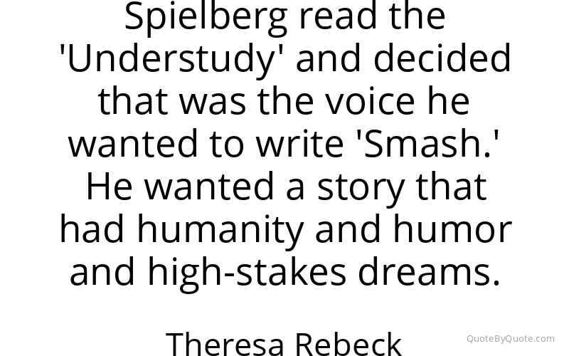 Preview image for this quote by Theresa Rebeck