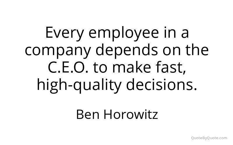 Preview image for this quote by Ben Horowitz